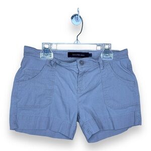 SIZE 2 CALVIN KLEIN GREIGE GREY BEIGE KHAKI SHORTS LIGHTWEIGHT